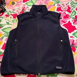 Navy Blue Patagonia Synchilla Fleece Vest